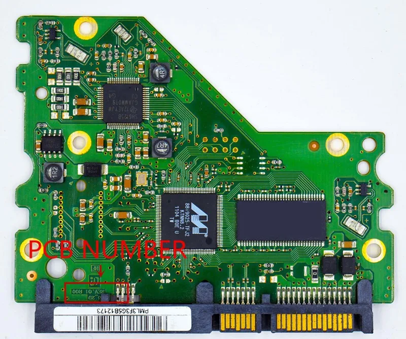 HE103SJ SA เดสก์ท็อปฮาร์ดดิสก์ Circuit Board: BF41-00359A F3_2D REV.01 R00