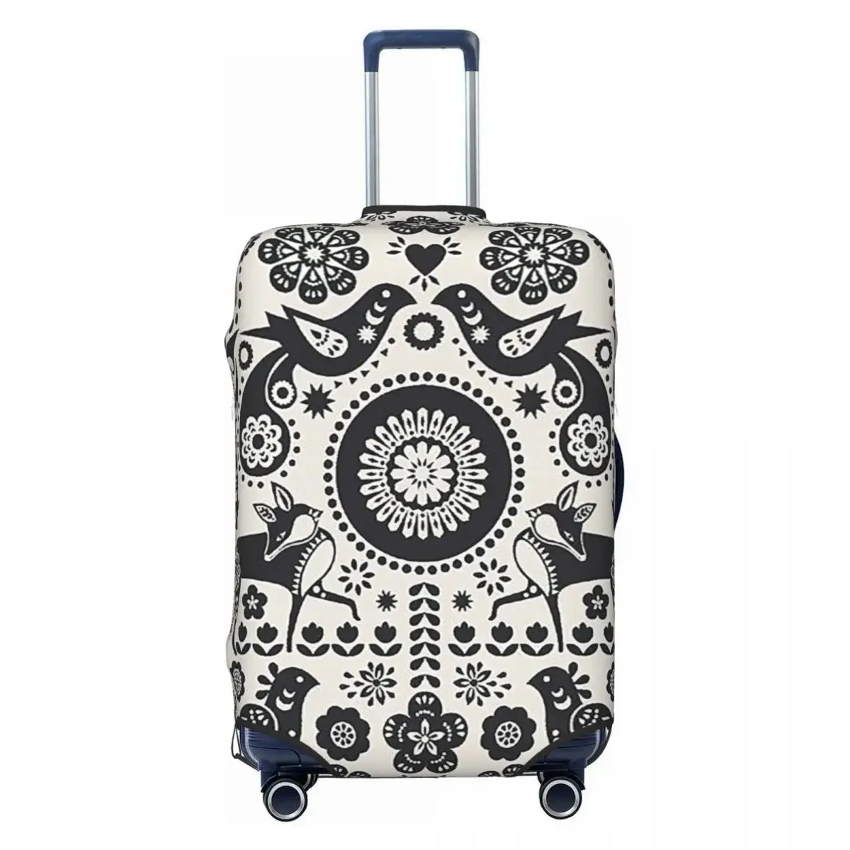 ORIENTAL RUG Print Luggage Protective Dust Covers Elastic Waterproof 18-32inch Suitcase Cover Travel Accessories