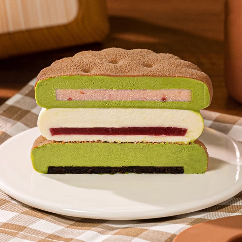 طقم قالب بسكويت من السيليكون ، على شكل بسكويت ، قالب كعكة موس ، أداة خبز الحلوى ، لوازم المطبخ ، 3 بوصة أو 4 بوصة ، 3 بوصة