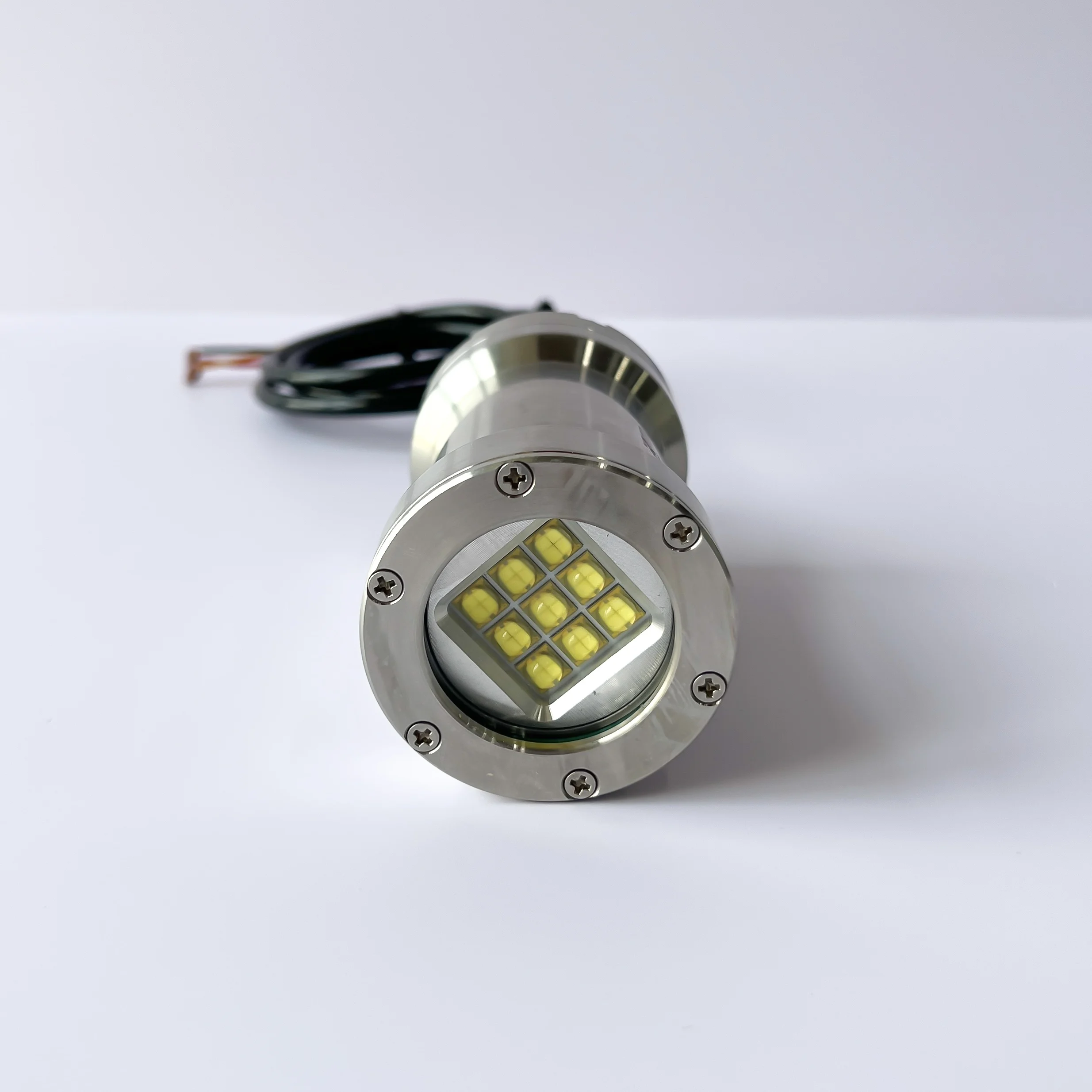 ضوء LED عالي السطوع ضوء أبيض لاستكشاف المياه العميقة مع مستشعر التصوير CMOS لطائرات بدون طيار ROV تحت الماء #2