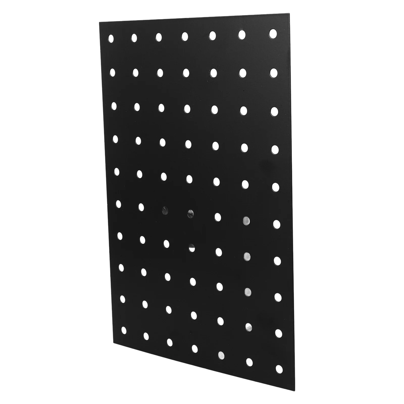 

Metal Pegboard Wall Panel for Garage Workshop Storage System Tool Organizer Perforated Design Mountable Walls Efficient Space