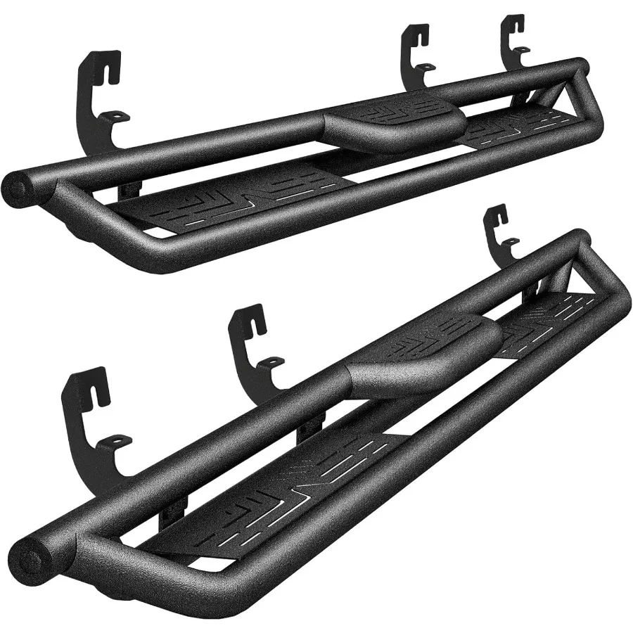 

Heavy Duty Carbon Steel Drop Down Side Step Nerf Bars for 20152025 Chevy Colorado GMC Canyon Crew Cab Durable and Stylish Runni