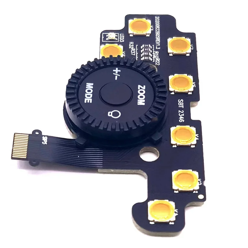 

A13E-для Godox V860 III панель набора клавиатуры, функция режима колеса, переключатель блока, кнопка вспышки, запасная часть