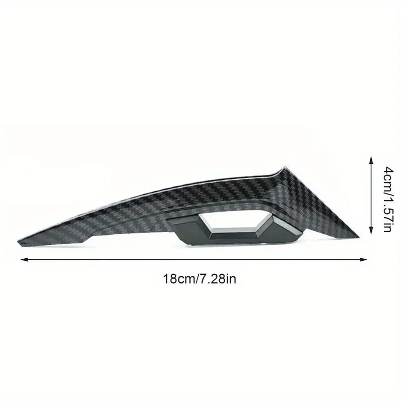 Carbon Fiber Motorcycle Wind Wings Self-Adhesive Aerodynamic Front Spoilers image 4