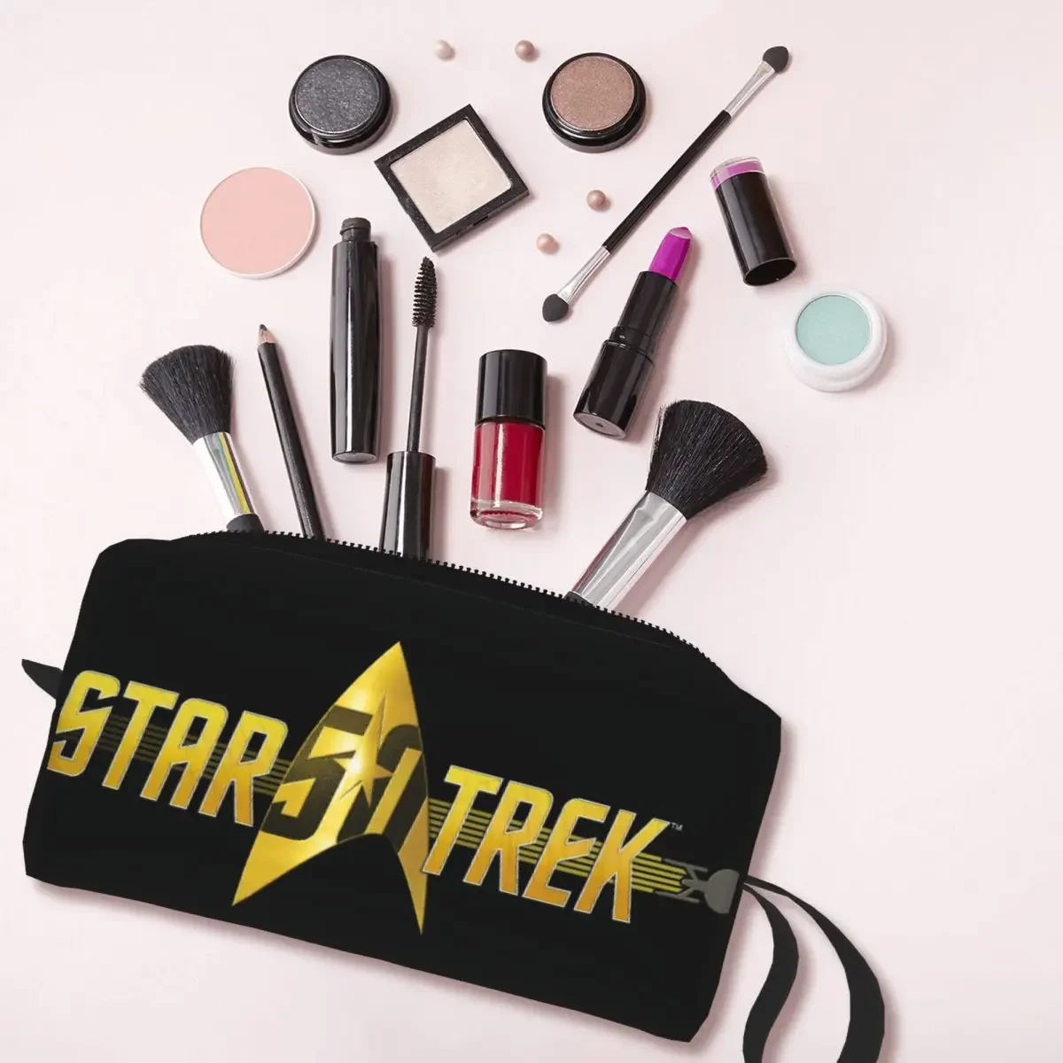 Bolsa de aseo de viaje para mujer, organizador de cosméticos de maquillaje de la serie de TV de ciencia ficción, caja de Kit de almacenamiento de