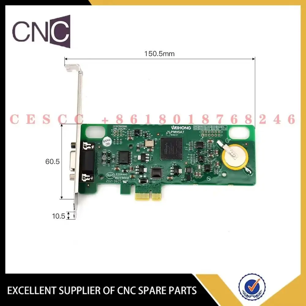 Kartu Gerak Pengendali CNC Lambda21A Papan Terminal Sistem Kontrol 5 Sumbu Otentik Weihong CNC untuk Mesin Pertukangan CNC