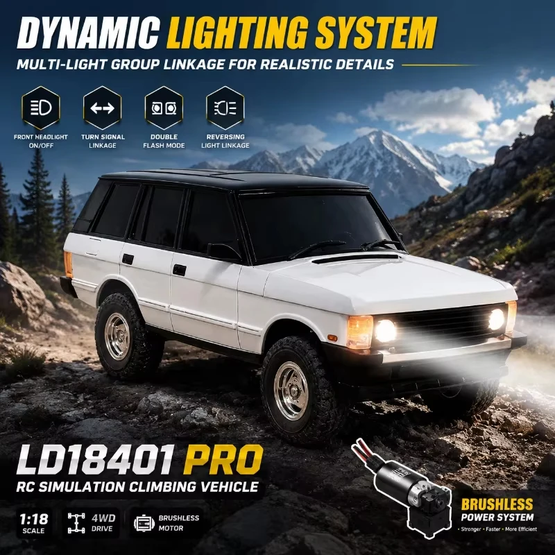 Rc Hobby Off Road - Landa LD18401PRO 1/18 RC Crawler, 4WD