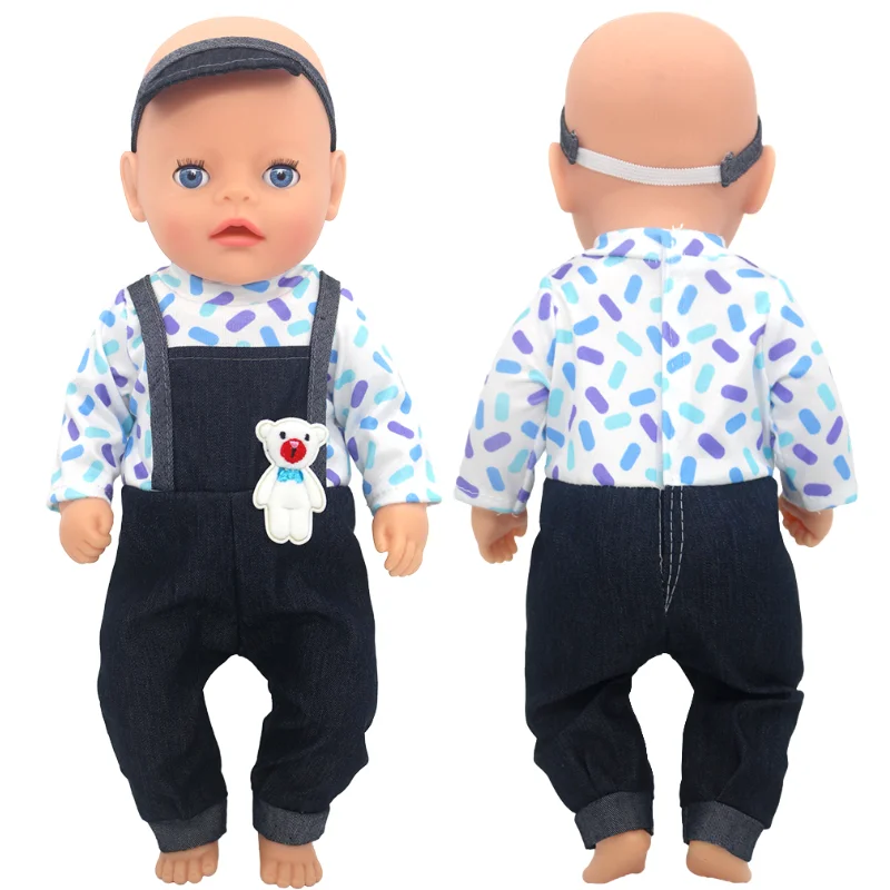 36 cm Reborn Baby Puppe Kleidung 14 Zoll Puppe Outfit Strampler Spielzeug Trägt