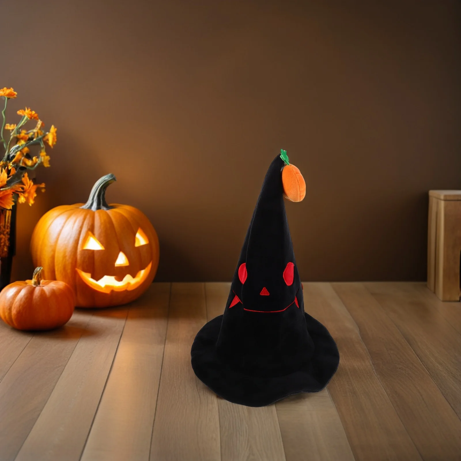 할로윈 마녀 모자 구부릴 수 있는 뾰족한 디자인 어린이를위한 성인 의상 파티 가장 무도회 코스프레 액세서리 장식