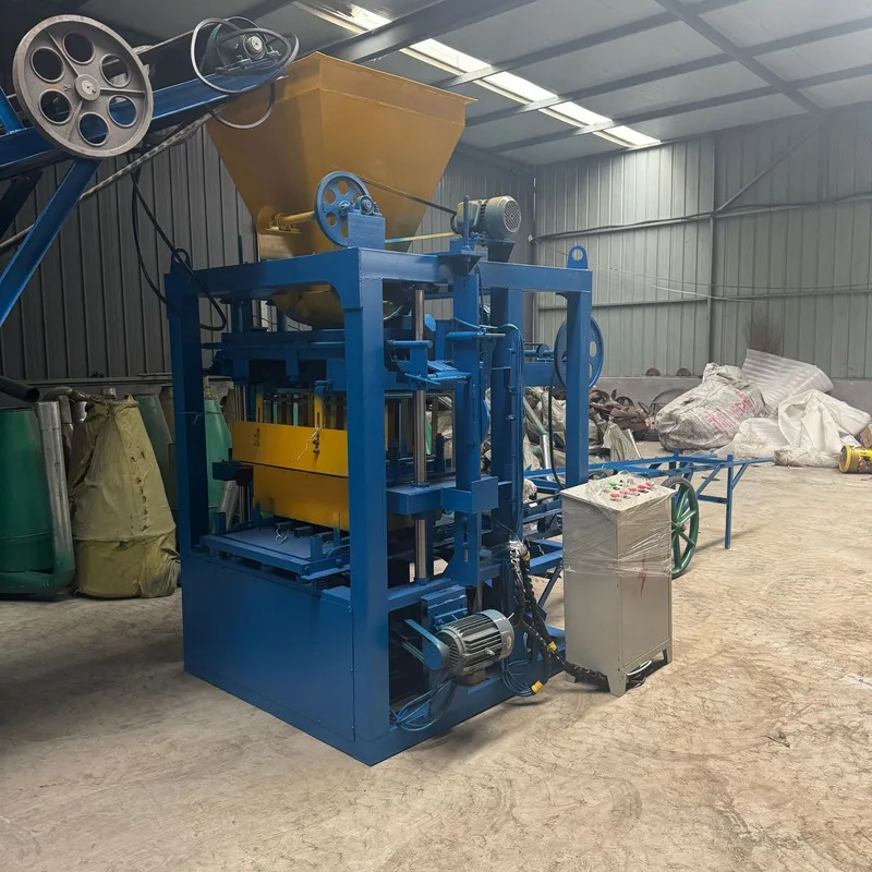 대형 완전 자동 유압 중공 포장 블록 시멘트 생산 라인 점토 적벽돌 제조 기계