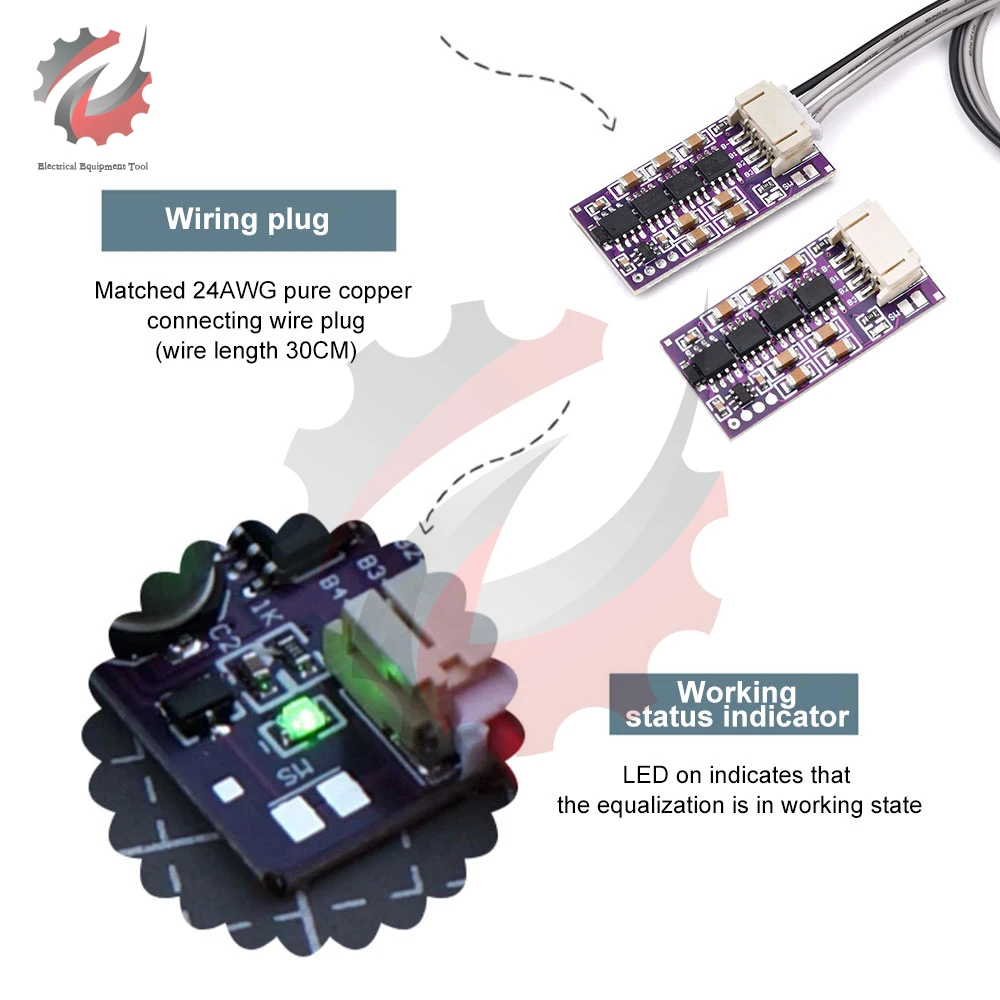 3S 4S 5S 6S 8S 14S 17S 21S 1.5A Balance Li-ion Lifepo4 Lithium Battery Active Equalizer Balancer Energy Transfer BMS