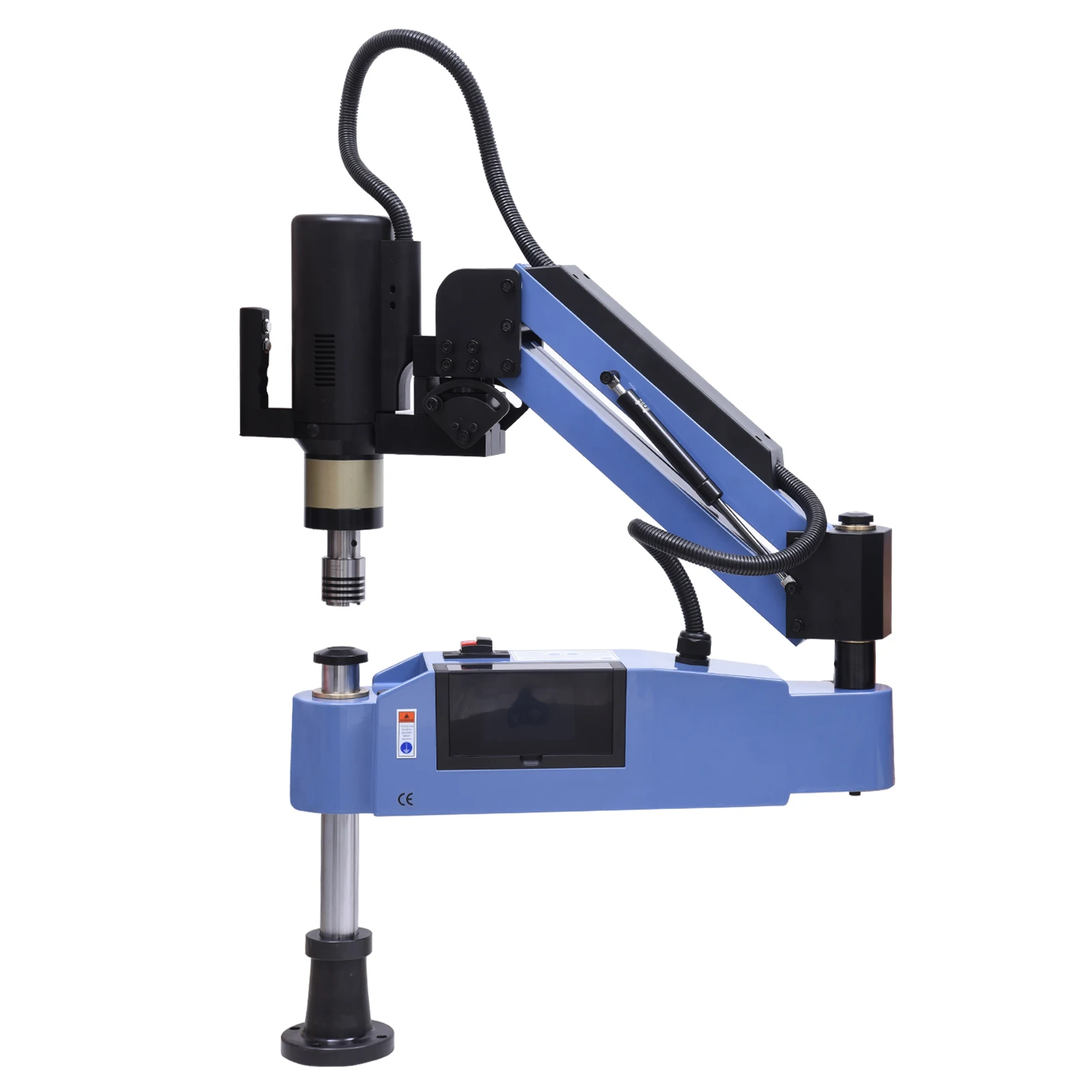 

M4-M24 Heavy Duty Nut-Tapping Machine, 600W Vertical Tapper with Collets Flexible Arm, or Iron Copper Steel Aluminum Wood Nylon