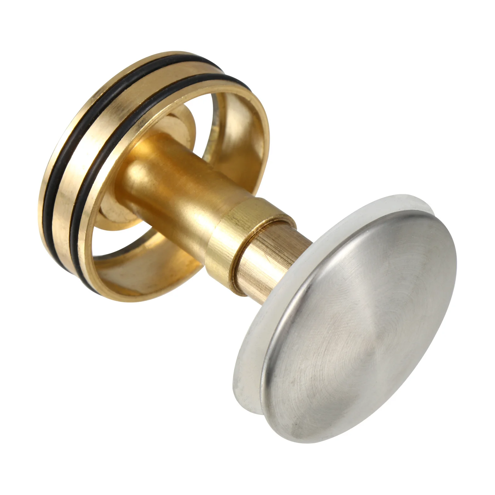 

1Pcs Bathroom Drain Stopper Smooth Operation Bounce Drain Strainer Fits Standard Size Wash Basin Pop-Up Core System