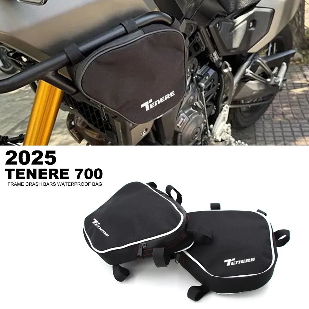 

Аксессуары Tenere 700, оригинальная сумка для инструментов для ремонта бампера, сумка для размещения Yamaha Tenere700, водонепроницаемая сумка для рамы