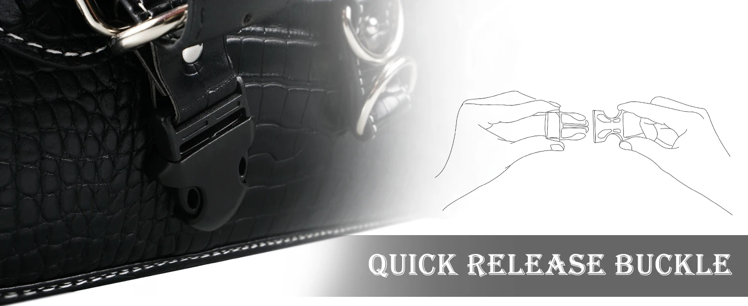 PU-Leder Satteltasche 35L Motorrad Vintage Satteltaschen für Harley Road King Street Glide Sportster Iron 883 Softail Fat Boy Dyna – Detail 9