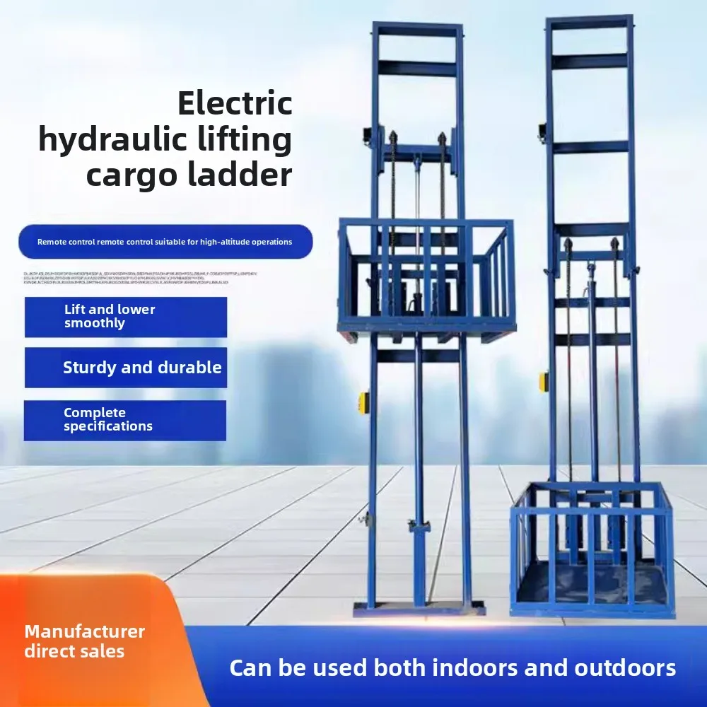 مصعد منزلي من الطابق الثاني فيلا صغيرة 2345 منزل علوي ذاتي الصنع مصعد رفع هيدروليكي مصعد شحن