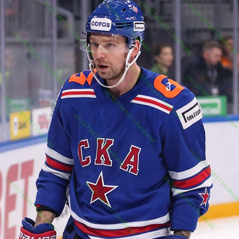 2026 New KHL SKA Saint Petersburg Fans Hockey Jersey Russia Competition Men's Long Sleeves 3D Print Sport Breathe Cycling shirt