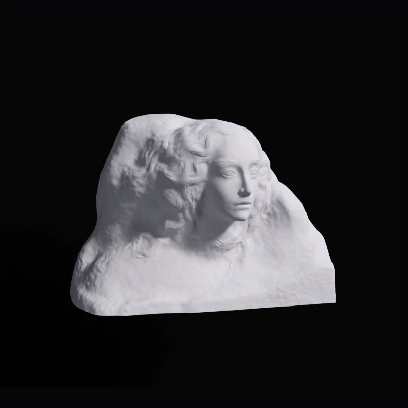 

Modern Chiaro Sculpture Resin Relief Desktop High Value Ornament Wind Seiko Figure Sculpture