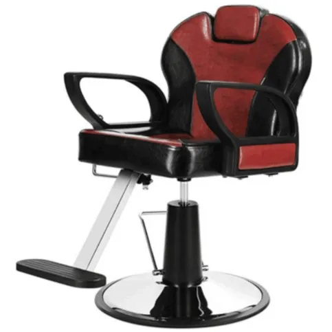 European Style Lift Barber Chair, Removable Headrest, Salon Furniture