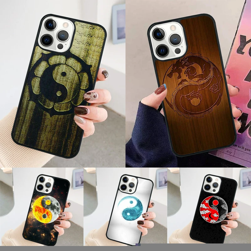 Eight Diagrams Taiji Yin Yang phone case Cover For iPhone 14 15 16 Pro Max SE 2020 coque For apple 11 12 13 Pro Max 8 Plus