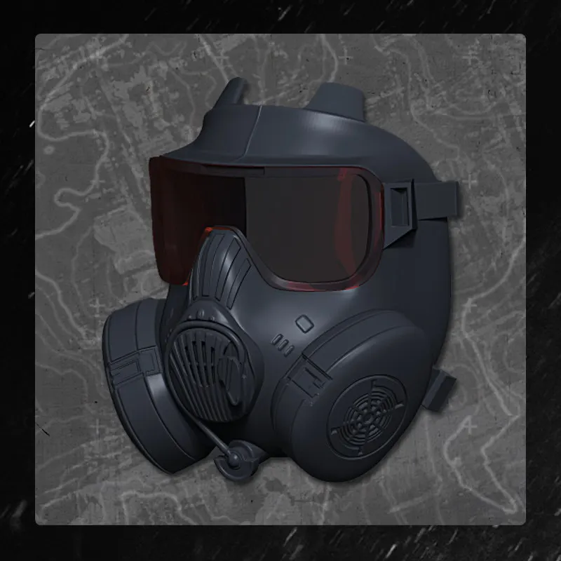 Gas Mask No.3 Desktop Figurine Model Universal Hanger
