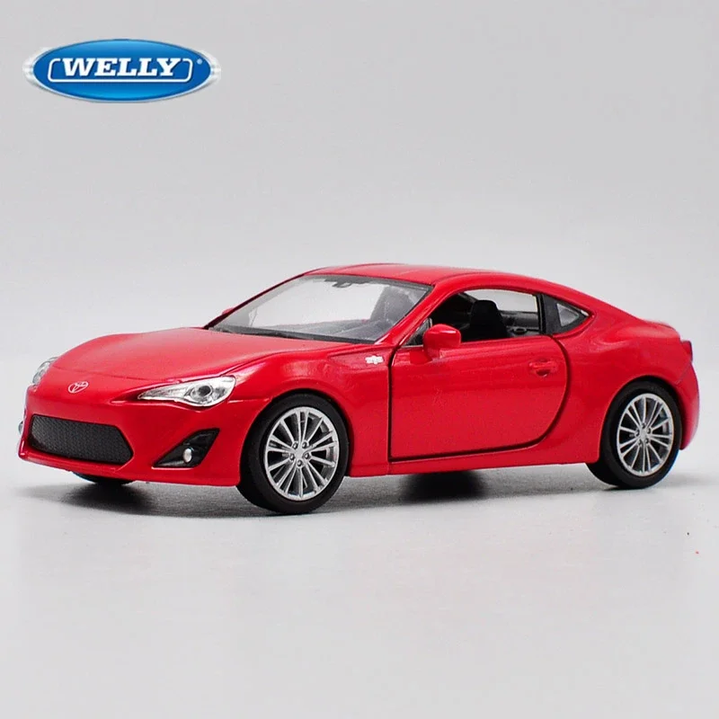 

WELLY 1:36 TOYOTA 86 Alloy Car Model High Simulation Diecast Metal Toy Vehicles Car Model Door Can Open Collection Children Gift