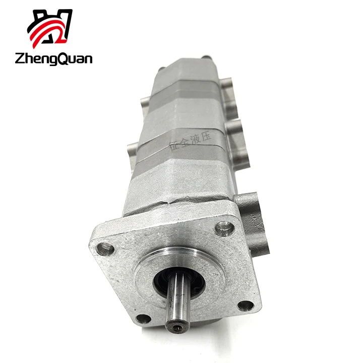 Zhengquan HGP-222A-F3/3/3R triple hydraulic gear pump Mechanical hardware high pressure hydraulic oil pump factory direct sales