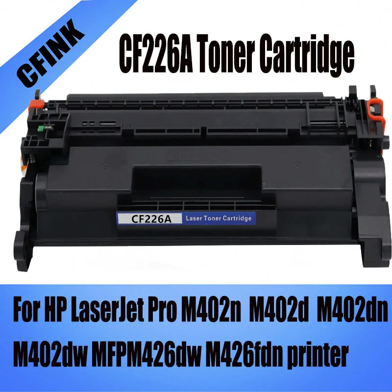 

Тонер-картридж 226A CF226A для принтера HP LaserJet Pro M402n/M402d/M402dn/M402dw, MFPM426dw/M426fdn