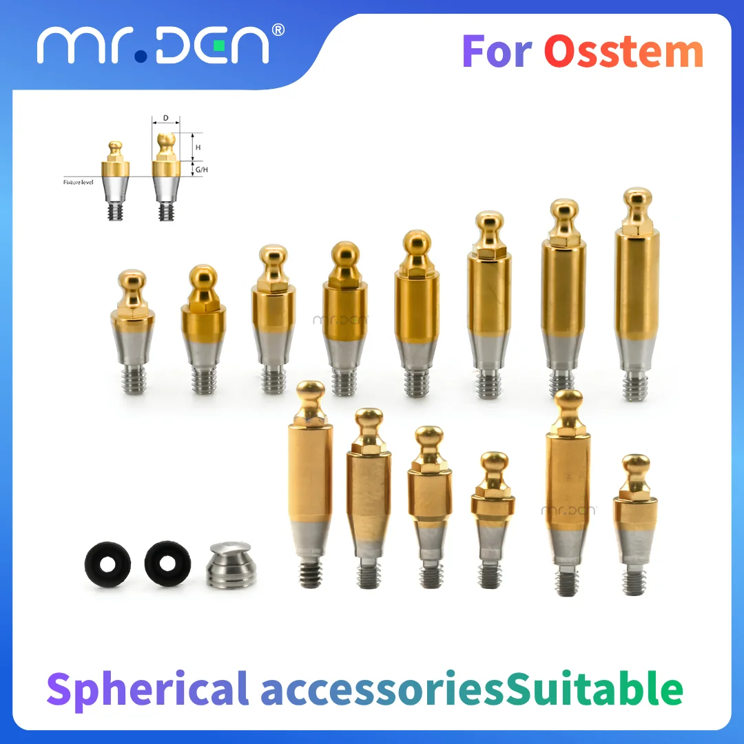 

10Sets Dental Ball Abutment - For Osstem Implants Systems Dental Teaching Training Accessories | Clinic Practice Components