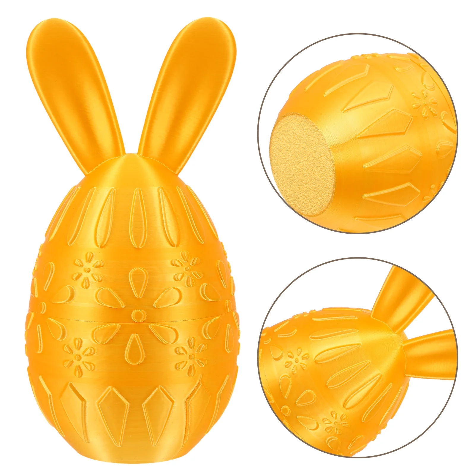 

Bunny Ear Ball Eggs 7Inch Plastic Fillable Diy Party Favors For Kids Classroom Prize Supplies Treat Boxes Holiday Decor