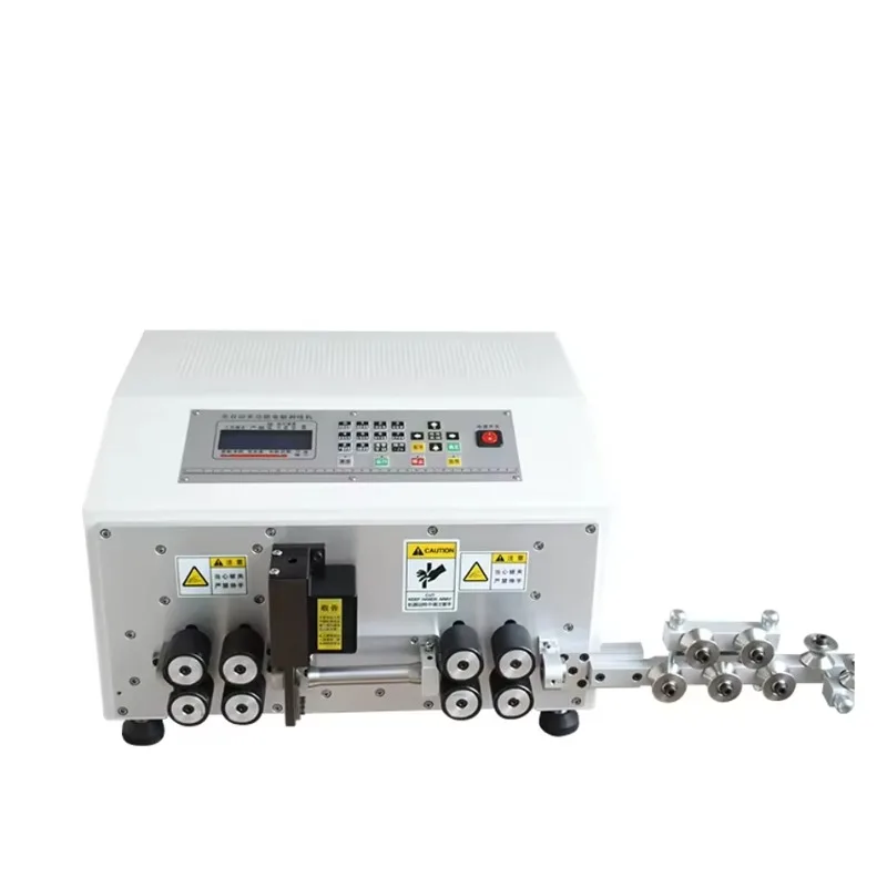 HR-35ST eight-wheel drive automatic computer cable wire cutting peeling machine thick cable peeling machine