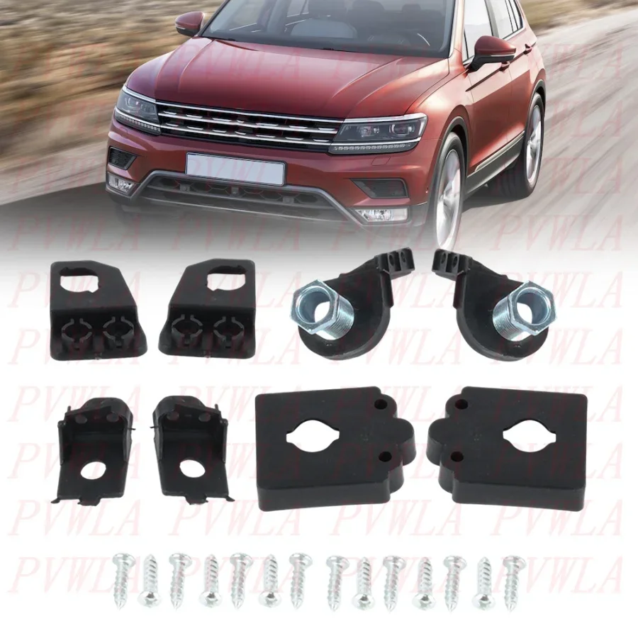 

For VW Tiguan 2017 2018 2019 2020 2021 Car accessories Front Bumper Headlight Bracket HeadLamp Repair Kit 5NA998225 5NA998226