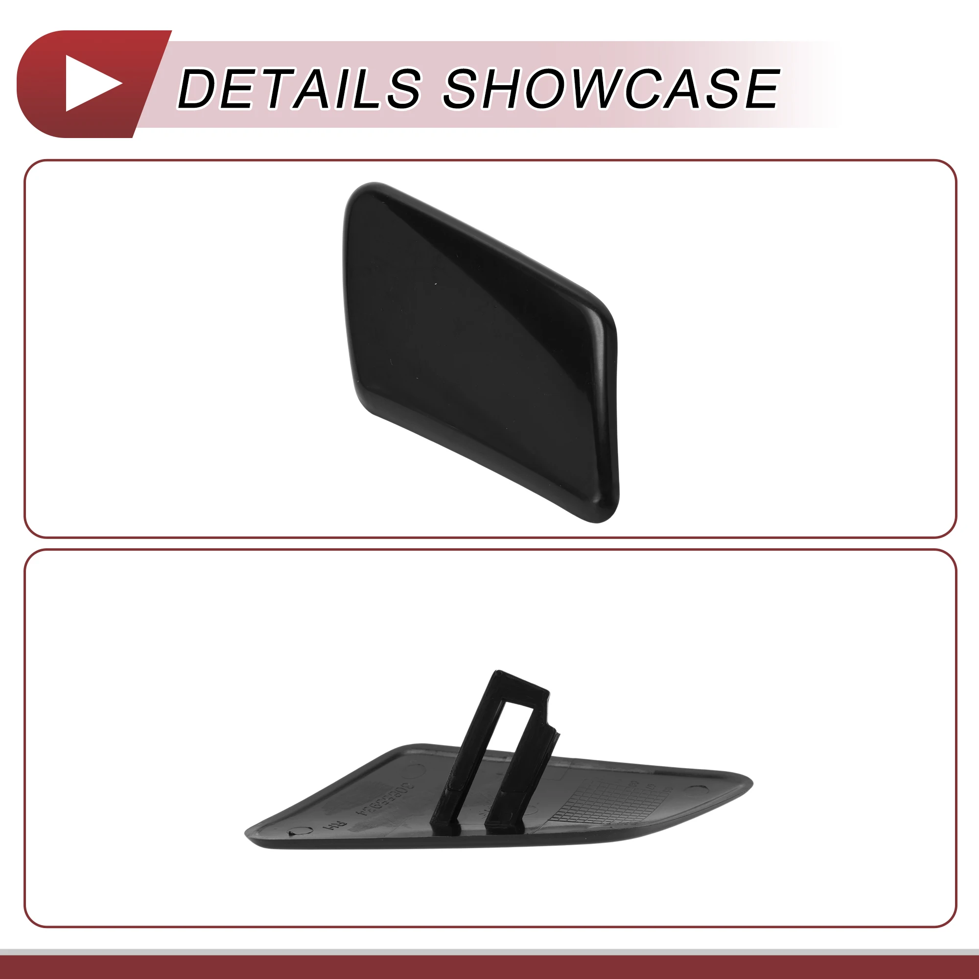 UXCELL غطاء فوهة المصد الأمامي الأيمن رقم 30655934 لفولفو C30 08-10 1 قطعة #6