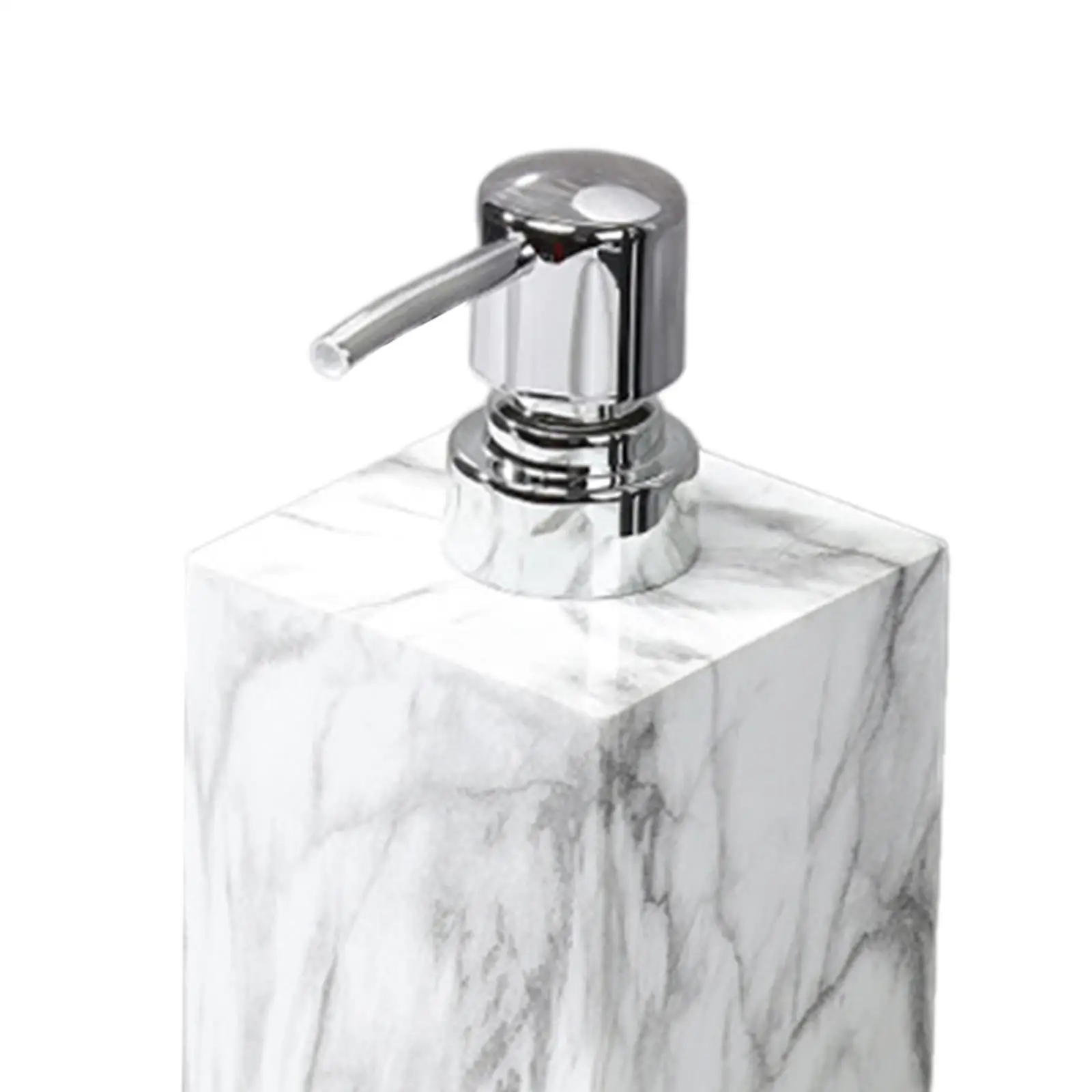 Marble Texture Soap Dispenser 500ml Rustproof Leakproof Liquid Hand Soap Dispenser for Kitchen Home Hotel Countertop Bathroom