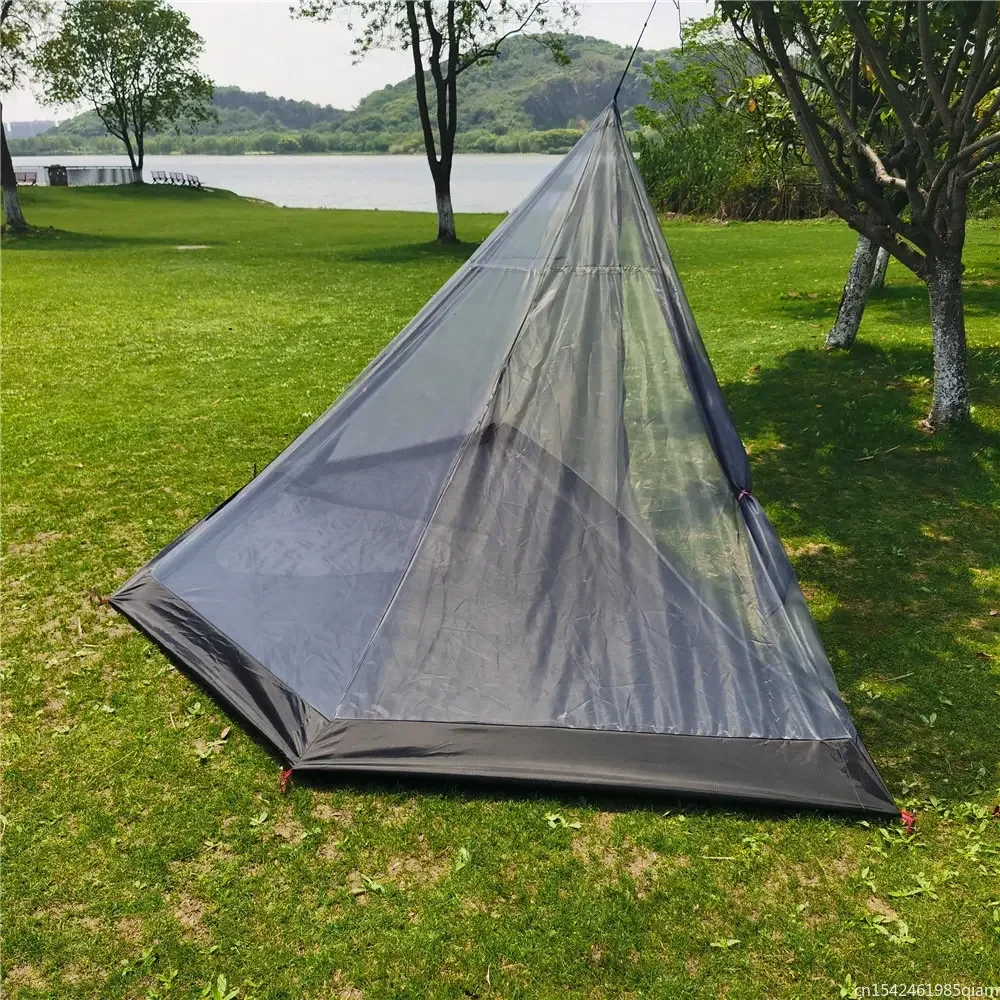 

Pyramid Tent‘s Inner Tent Outdoor Rodless Summer Mesh Tent Portable Backpacking Hiking Camping