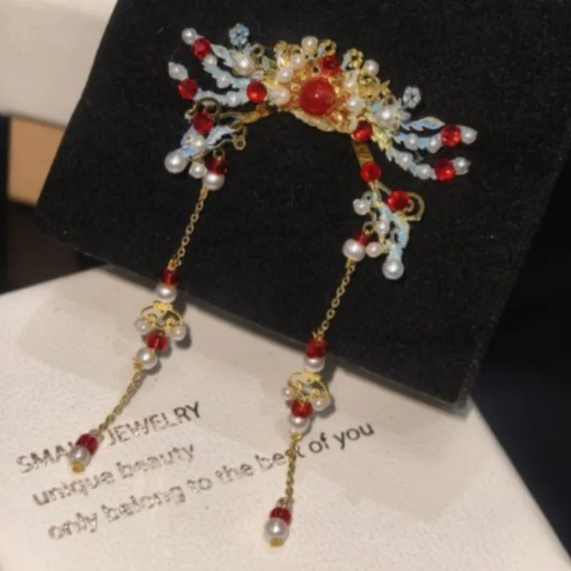 

Детский китайский костюм, головной убор для куклы в древнем стиле, 2026, креативная новинка, 30 см, головной убор ручной работы, аксессуары для кукол LJ044