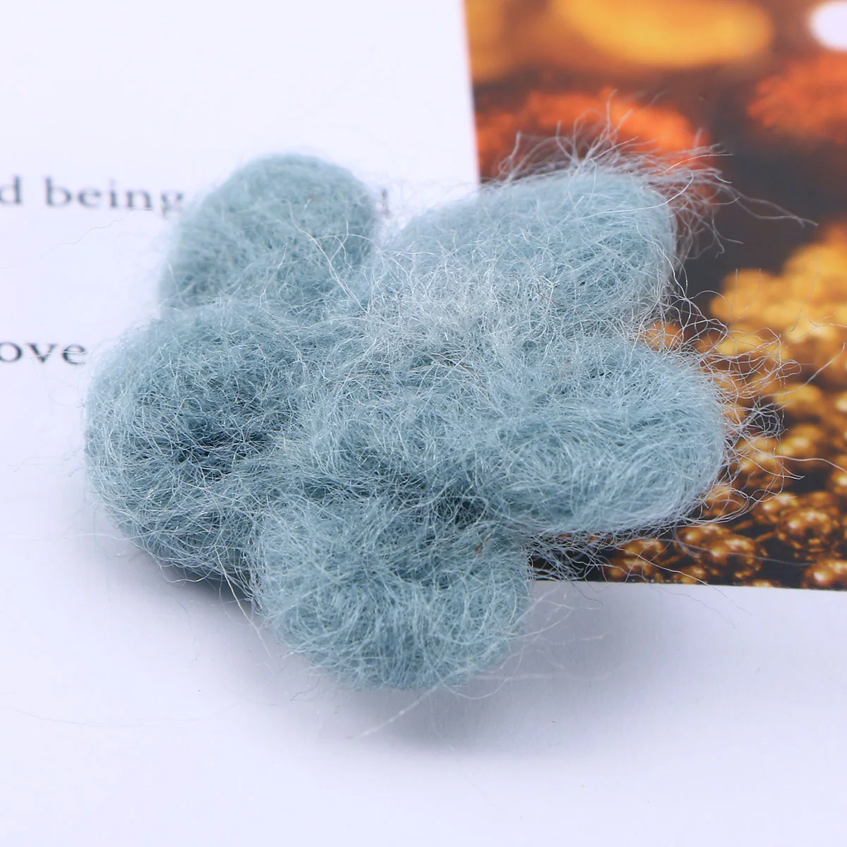 

Colorful Wool Felt Balls For Diy Needle Felting Craft Flower Making Art Supplies Hairpins Decoration Crafts Accessory