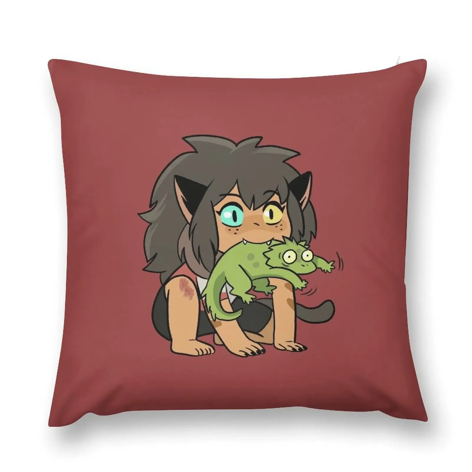 

Baby Catra and Rogelio Throw Pillow Sofa Cushions Cover Marble Cushion Cover pillow