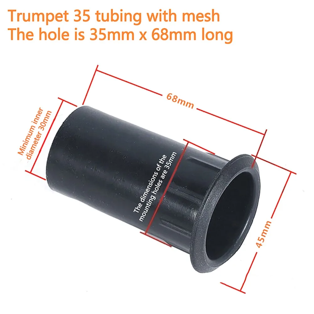 1Pcs Durable Vent Speaker Port Tube Plastic Bass Reflexes Inverted Tube Guide Tube Speaker Accessory
