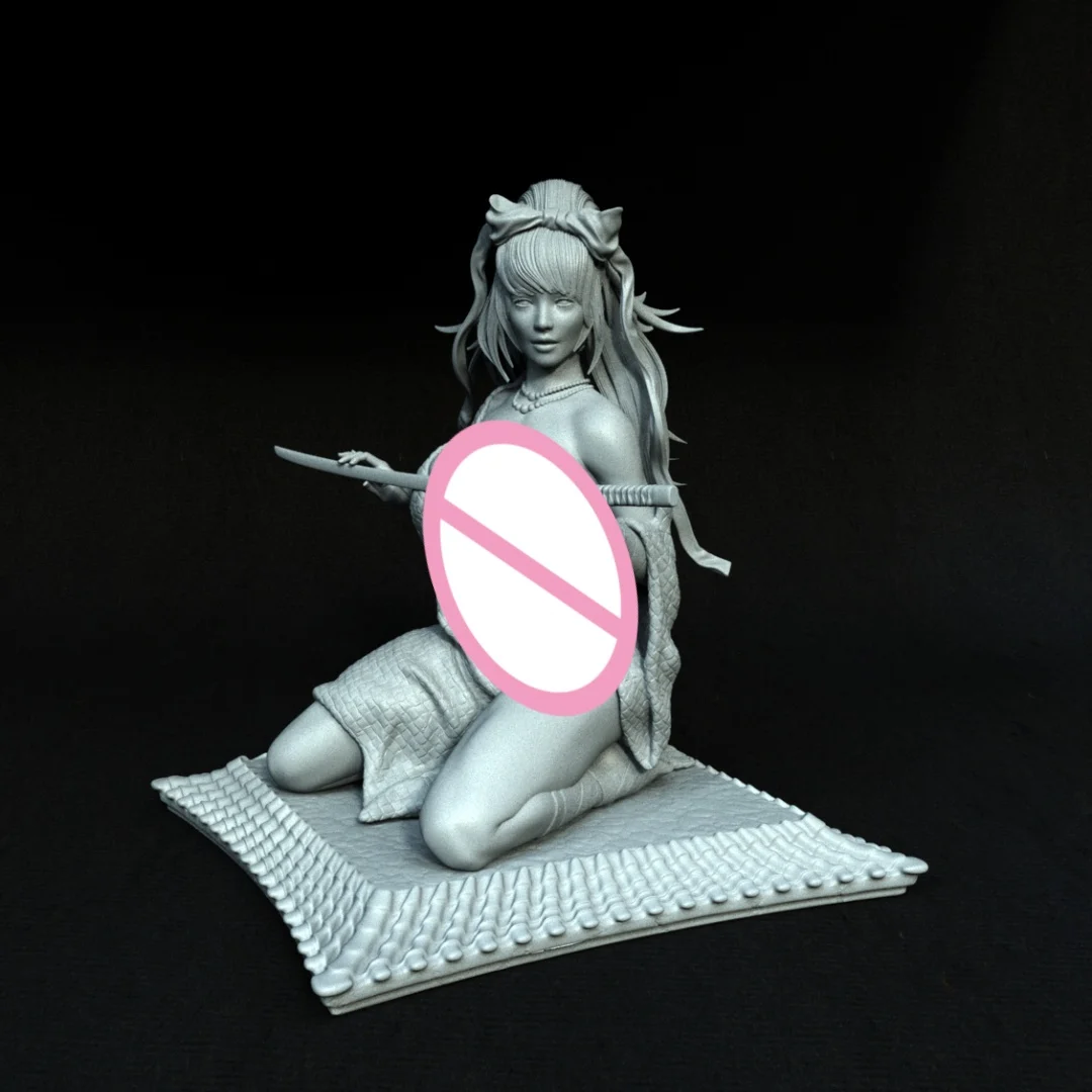 

Масштаб 1/24, фигурка из смолы, японский женский ниндзя, Nsfw, сделай сам, сборная модель, комплект, в разобранном и неокрашенная 3D-статуя, игрушка