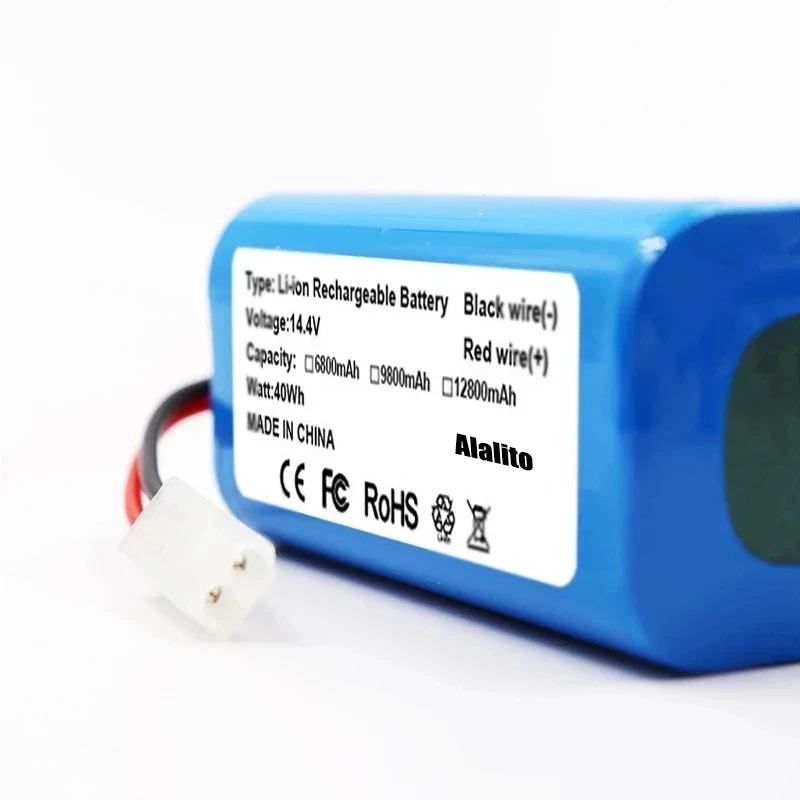 New 14.4V 3500mAh/3000mAh Li-ion Battery For PUPPYOO R30 R35 , PUPPYOO R30 Pro , For iSweep X3 Robot Vacuum Cleaner Part