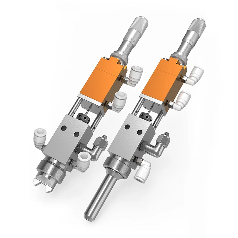 New High Frequency Glue Dispensing Pneumatic Spray Valve dispensing head Round / sector Atomizing valve for spraying machine