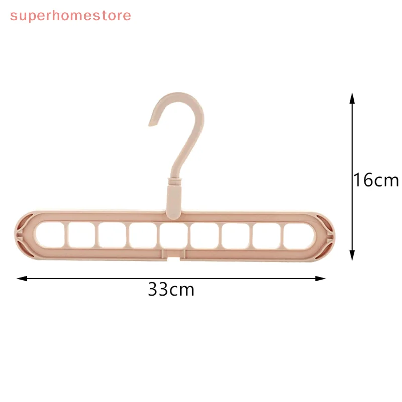 Magic Multi-port Support Hangers For Clothes Space Saving Drying Rack Multifunction Plastic Wardrobe Organizer Clothes Rack