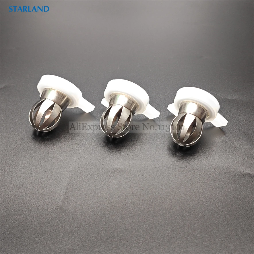 3 قطع بتلات على شكل قبعات النمذجة فوهة البتالين غطاء MK صانع الآيس كريم لينة خدمة قطع غيار الماكينات داخل القطر 29 مللي متر