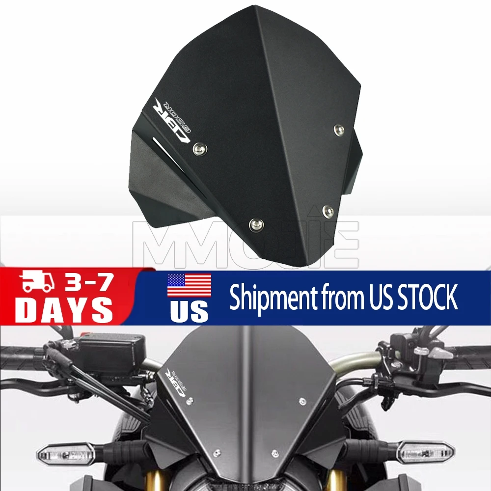 

For Honda CBR650R CB650R CB 650R 650 R Neo Sports Cafe 2019 2020 Motorcycle CNC Windshield Windscreen Deflectors Radiator Guard