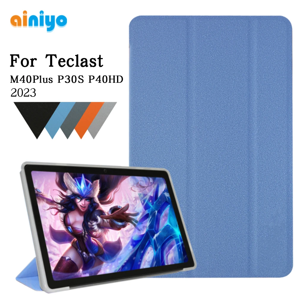 

Case Cover for Teclast M40 Plus 2023 10.1 inch Tablet Pc,Ultra Thin Pu Leather Case for P40HD P30S M40plus + Stylus Pen