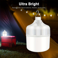 Usb Rechargeable Led Bulb Portable Camping Light Bulb Emergency Lighting Flashlight Lights Outdoor Picnics Hanging Tent Light