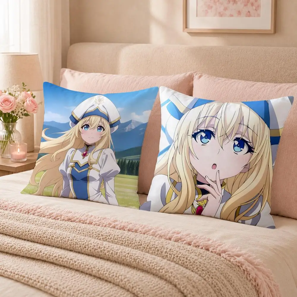 Popular Anime G-Goblin SlayerS Cushion Cover Double-Sided Printed Pillow Cover Hypoallergenic Dust-Mite Proof