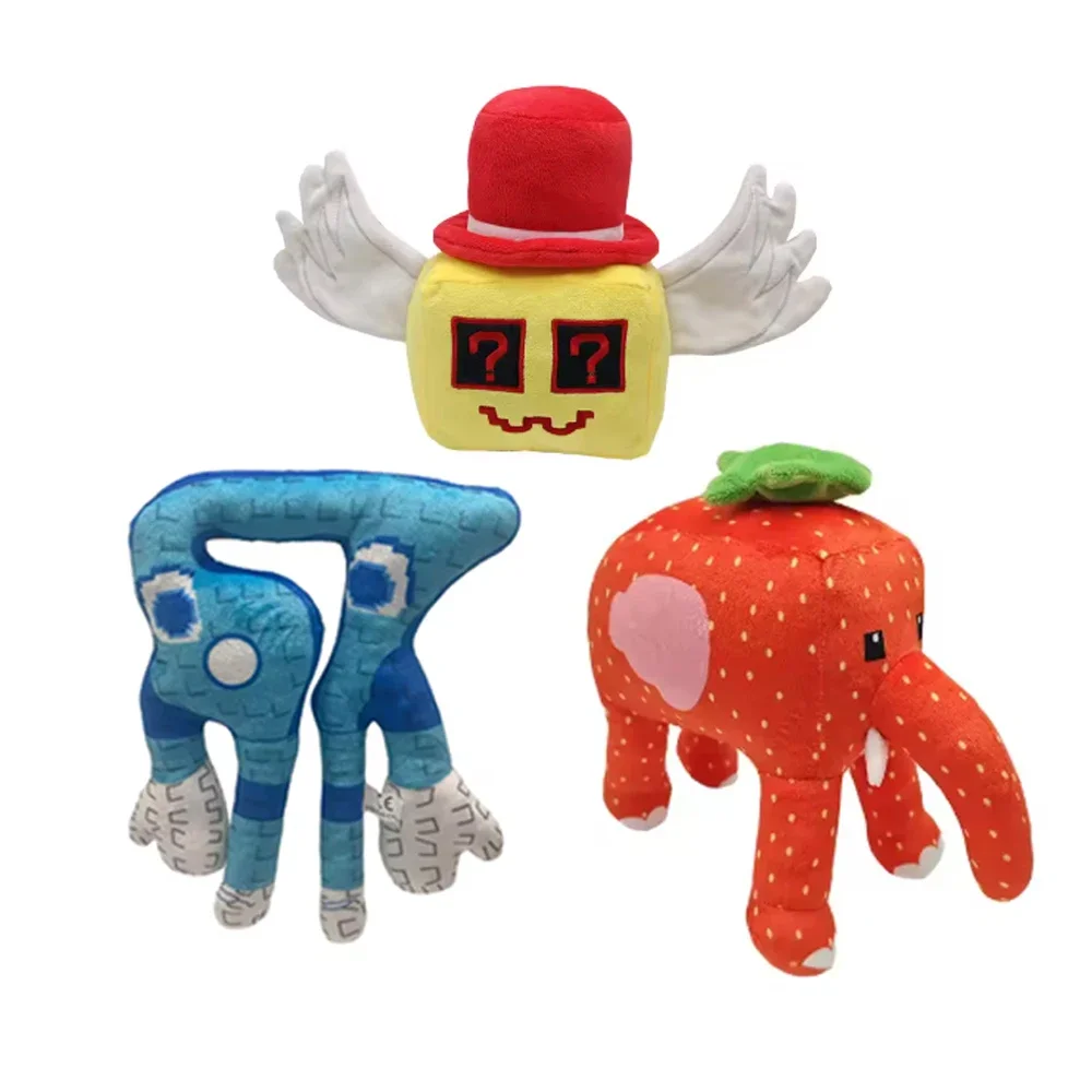 1/10 Uds rouba un cerebro Esok Sekolah peluche fresa elefante muñeco de peluche rouba un Brainrot peluche Anime juego juguete Fans Gift2025