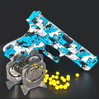 2024 New G17 Soft Bullet Toy Gun Manual Pistol Foam Ball Airsoft Launcher CS Shooting Games Weapons for Kids Boys Gift